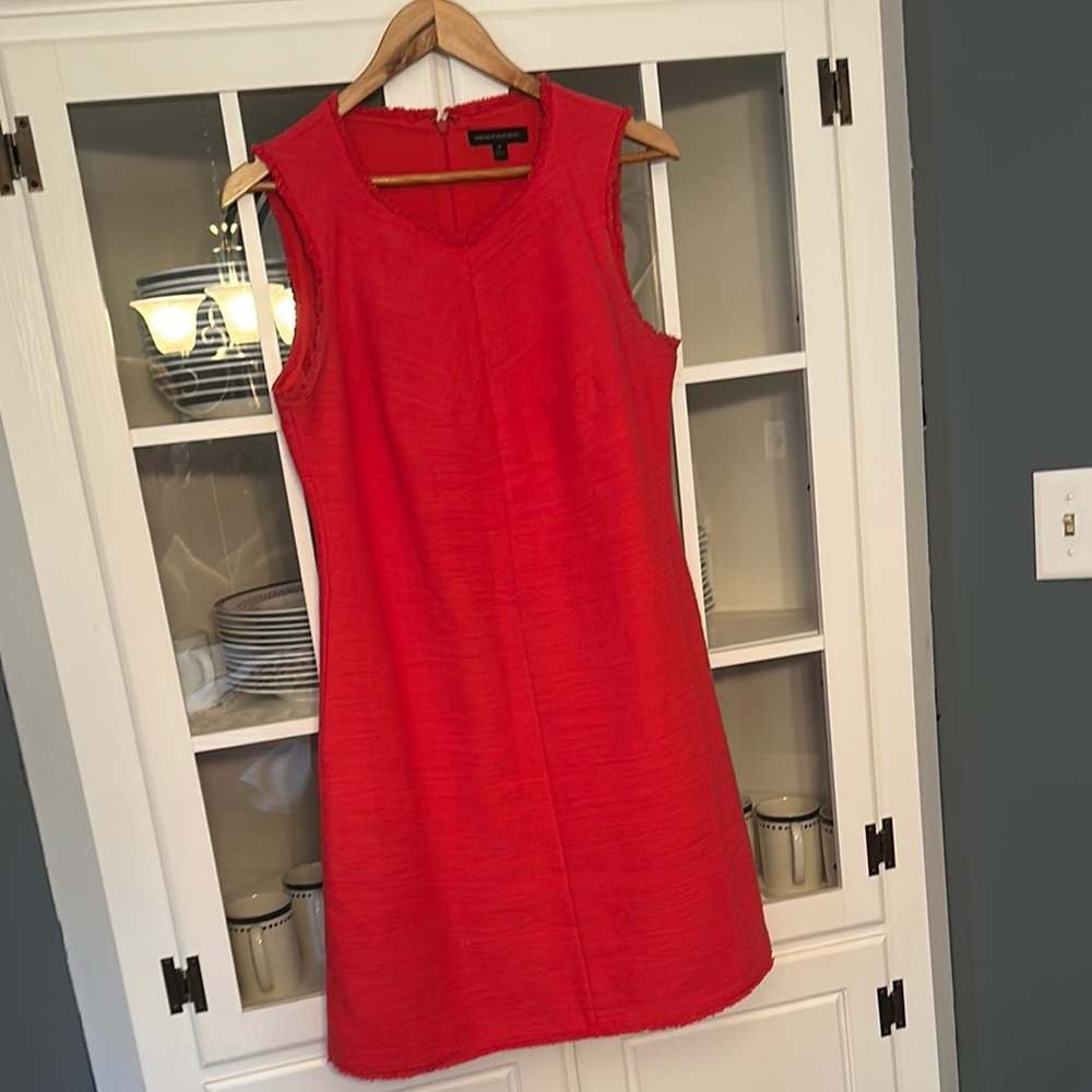 Elegant Red Sleeveless Dress